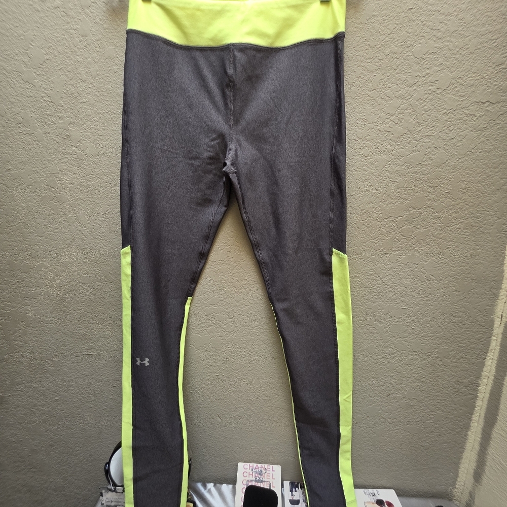 Under Armour Neon Yellow Compression Top